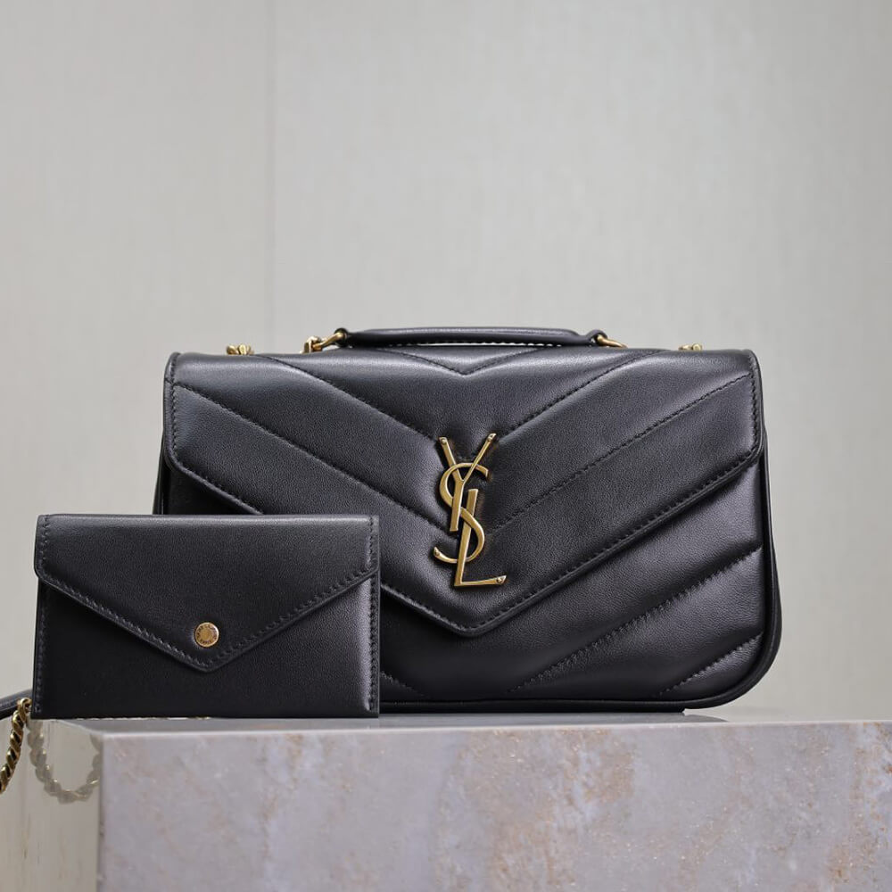 Y51 LOULOU small in MATELASSÉ lambskin