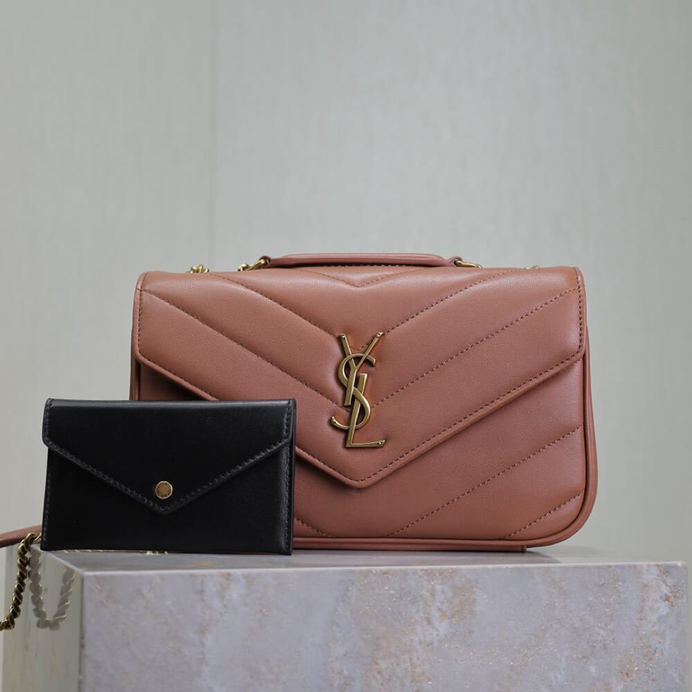 Y51 LOULOU small in MATELASSÉ lambskin
