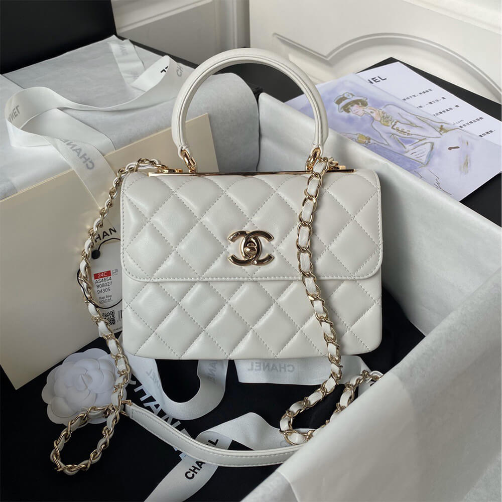 Ch**el Mini Flap Bag with Top Handle