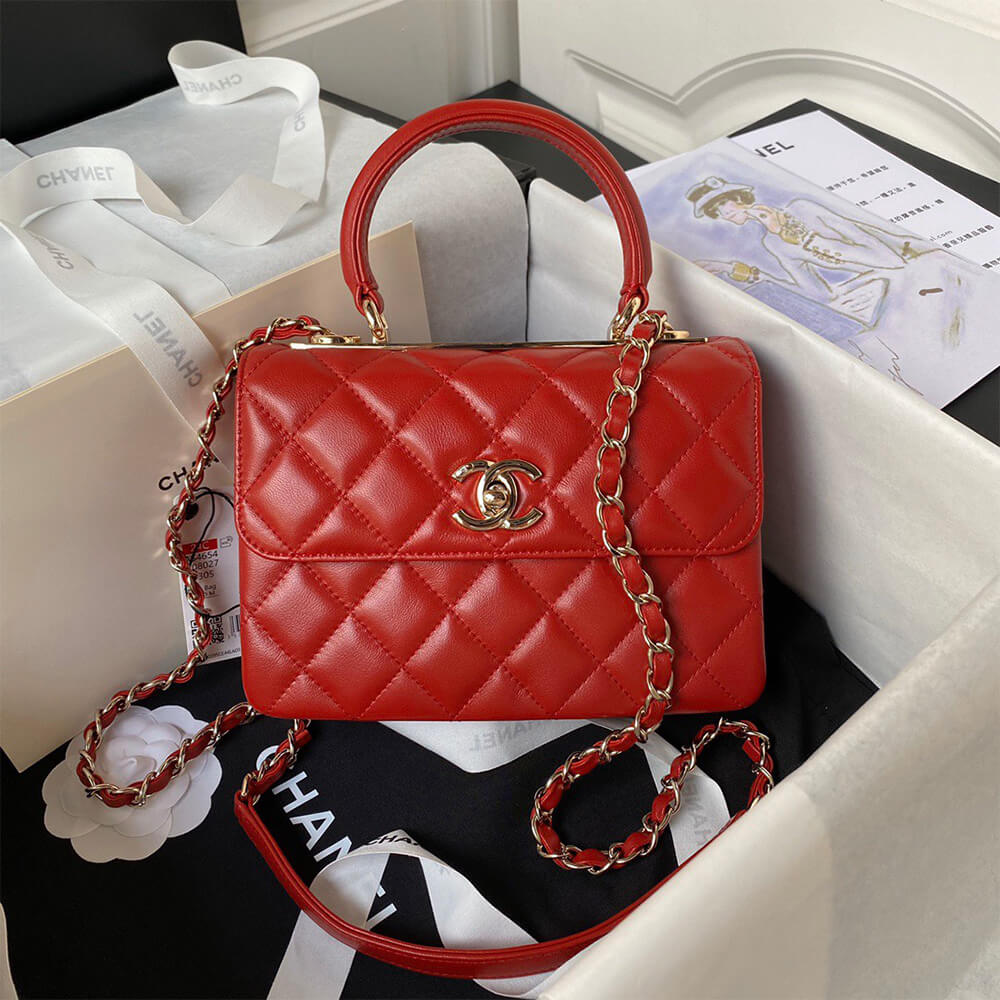 Ch**el Mini Flap Bag with Top Handle