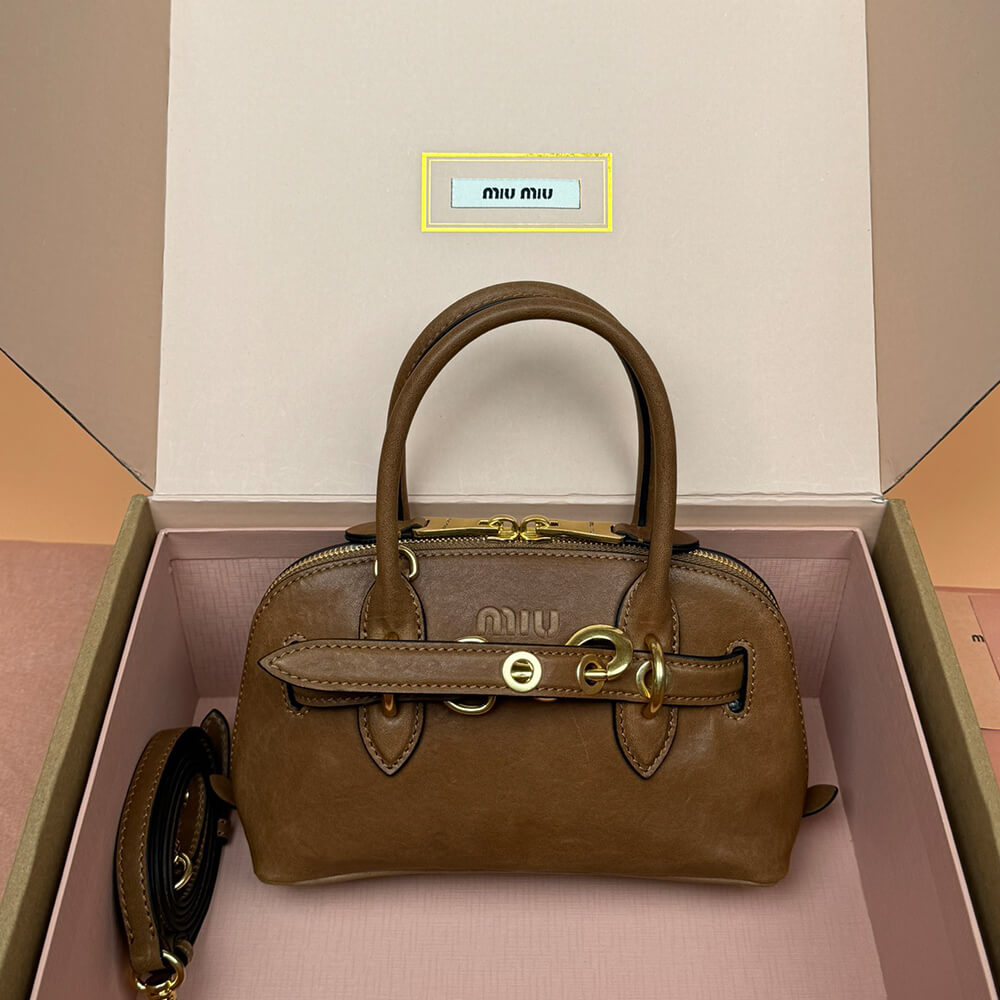 M1um1u  Aventure mini nappa leather bag(HIGH-END GRADE)