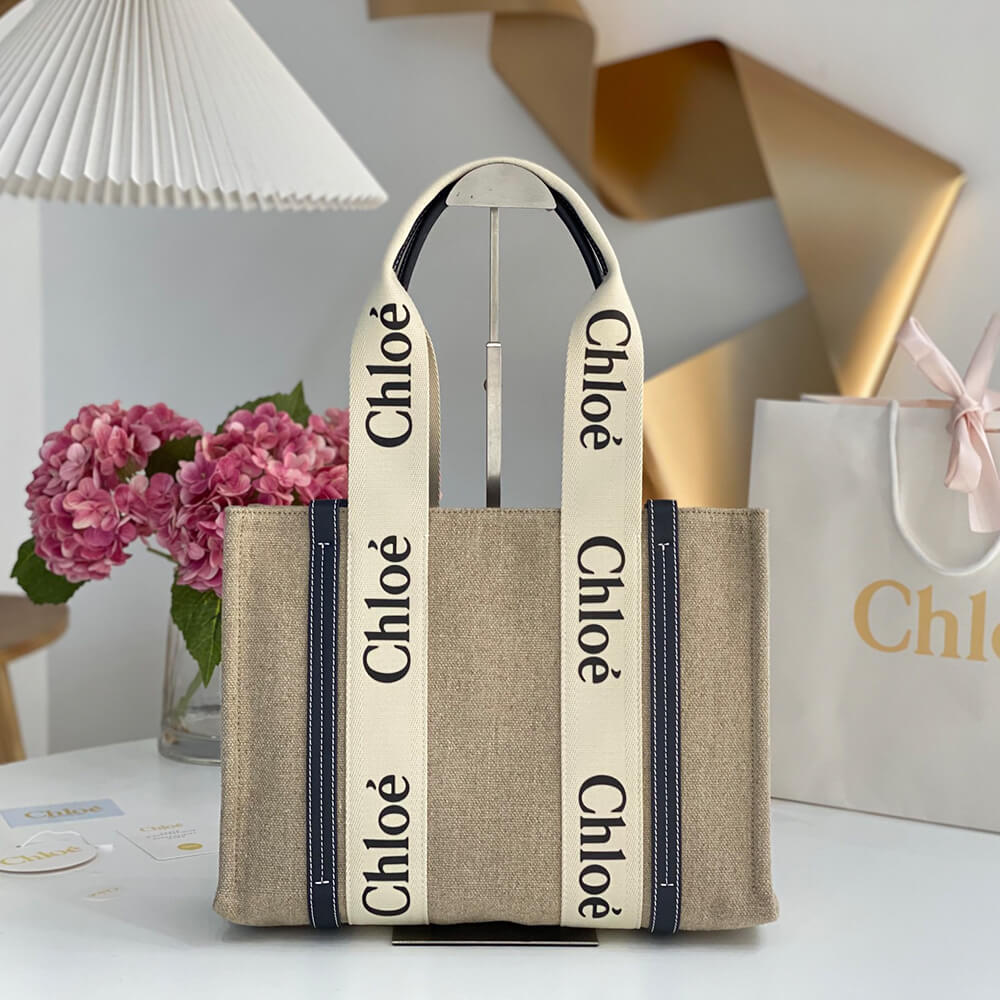 Ch10e  woody tote bag in linen