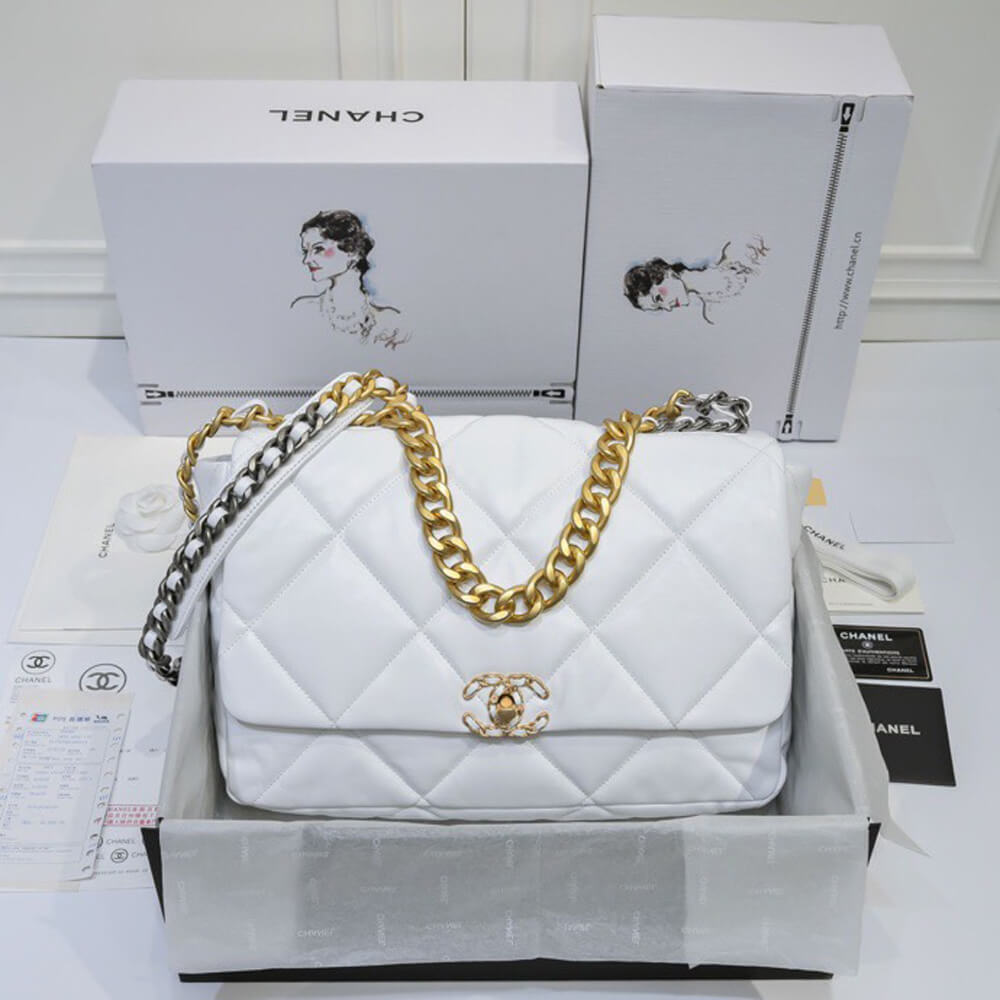 Ch**el 19 MAXI HANDBAG