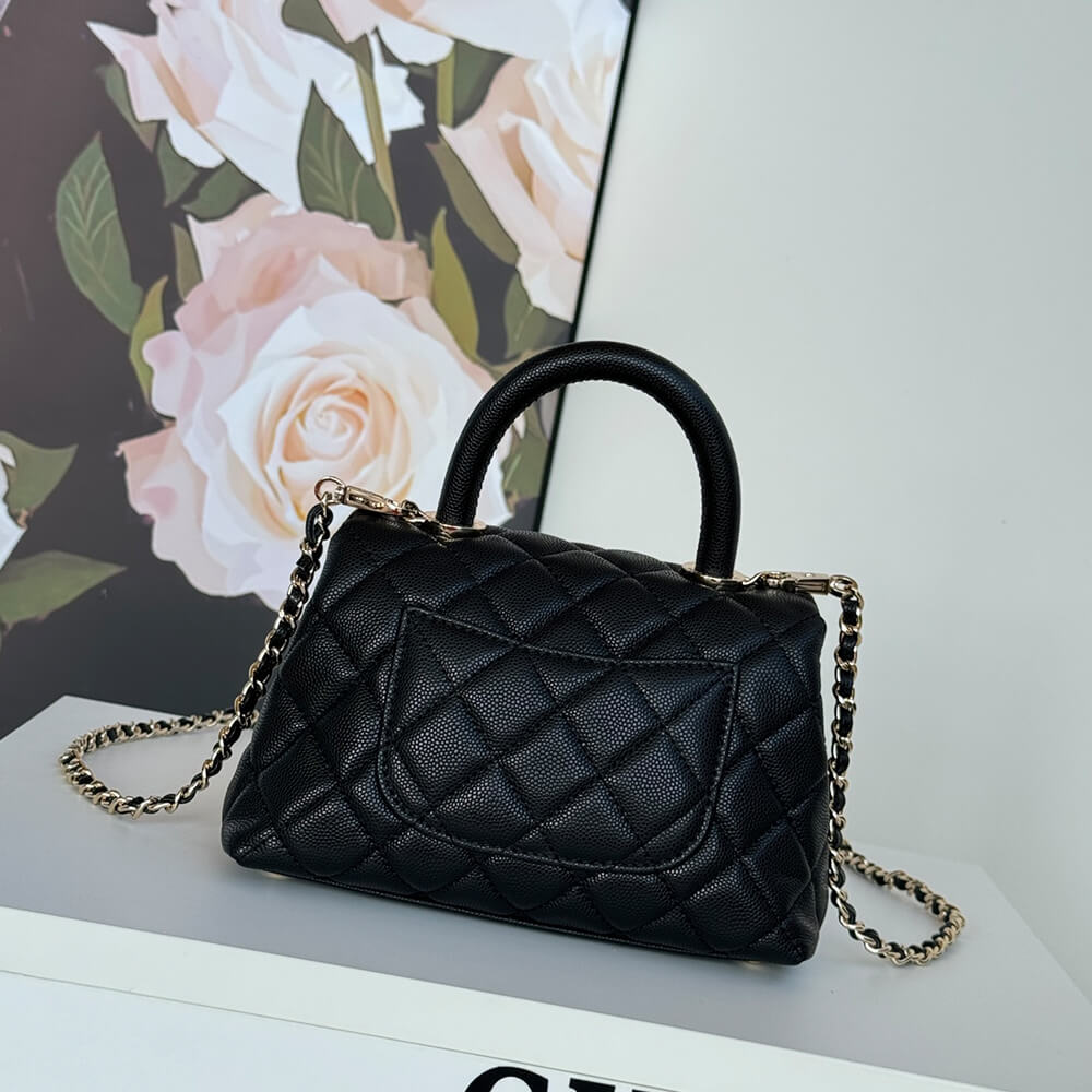 Ch**el Mini Flap Bag with Top Handle