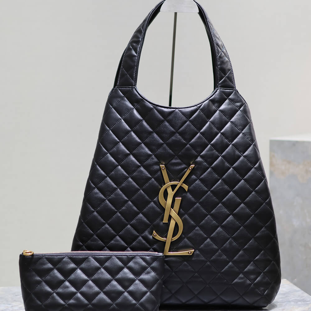 Y51  ICARE maxi shopping bag in quilted lambskin