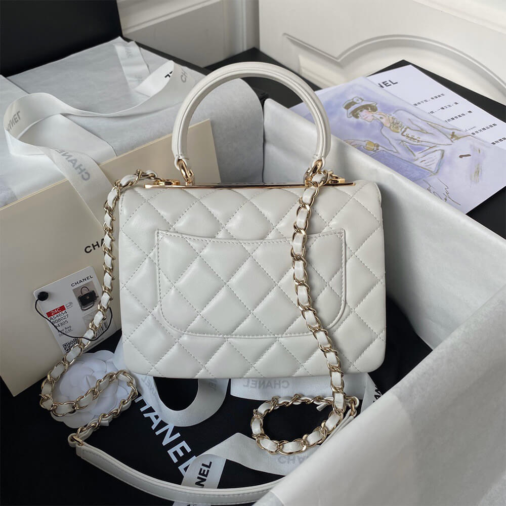 Ch**el Mini Flap Bag with Top Handle