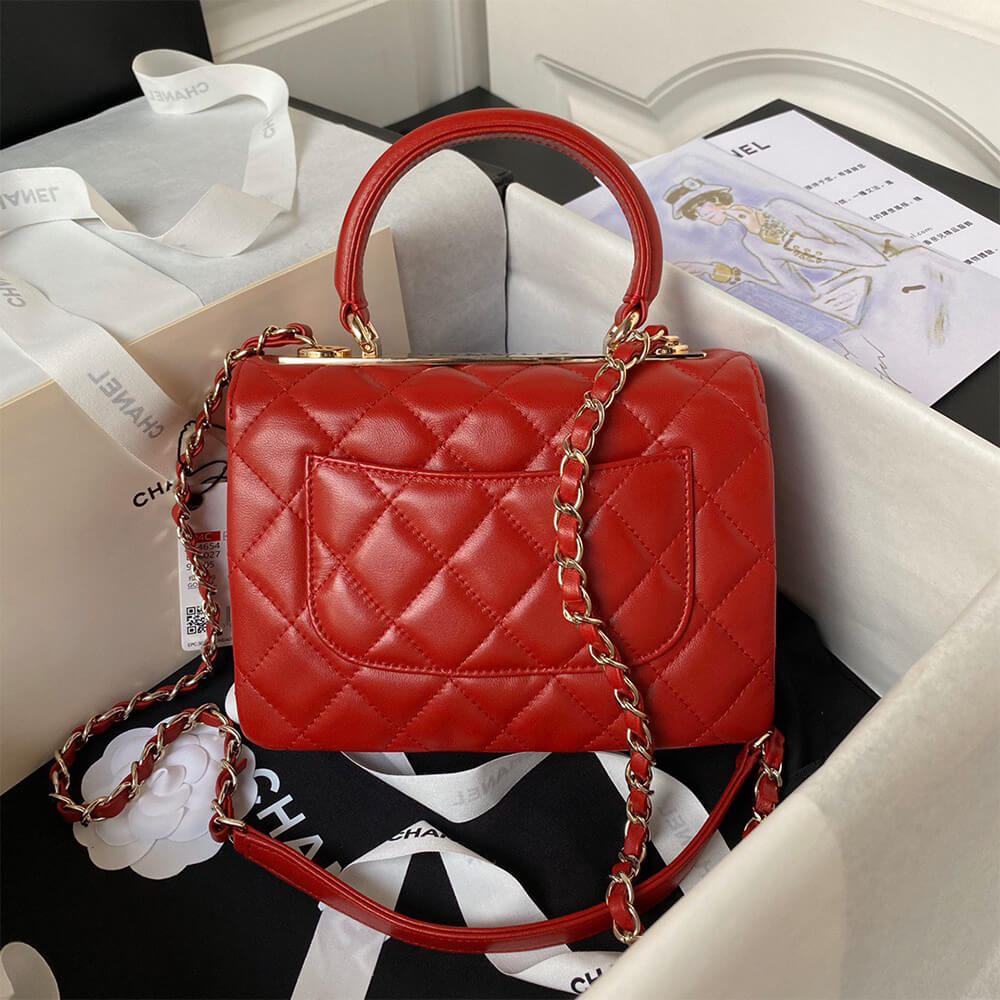 Ch**el Mini Flap Bag with Top Handle