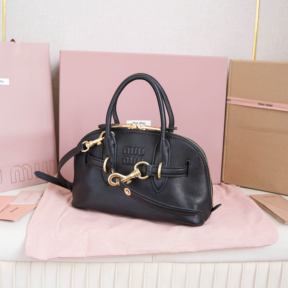 M1um1u  Aventure small nappa leather top-handle bag(HIGH-END GRADE)
