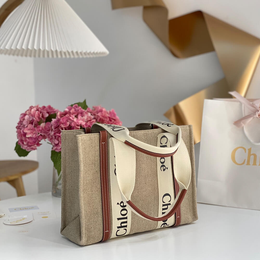 Ch10e woody tote bag in linen