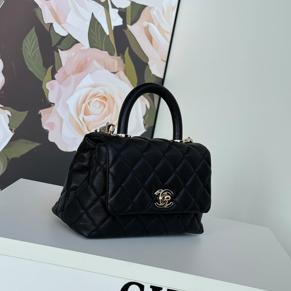 Ch**el Mini Flap Bag with Top Handle