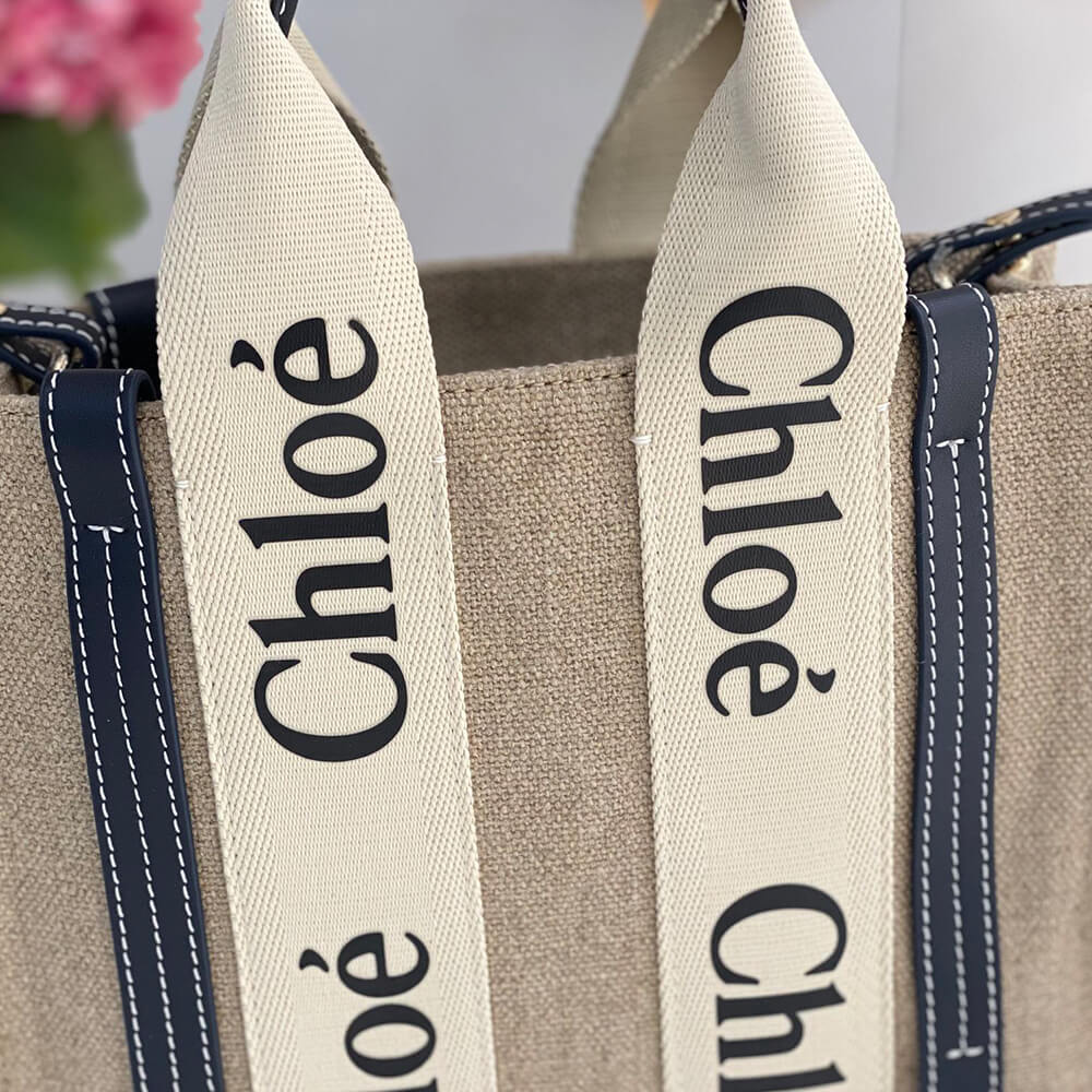 Ch10e small woody tote bag in linen