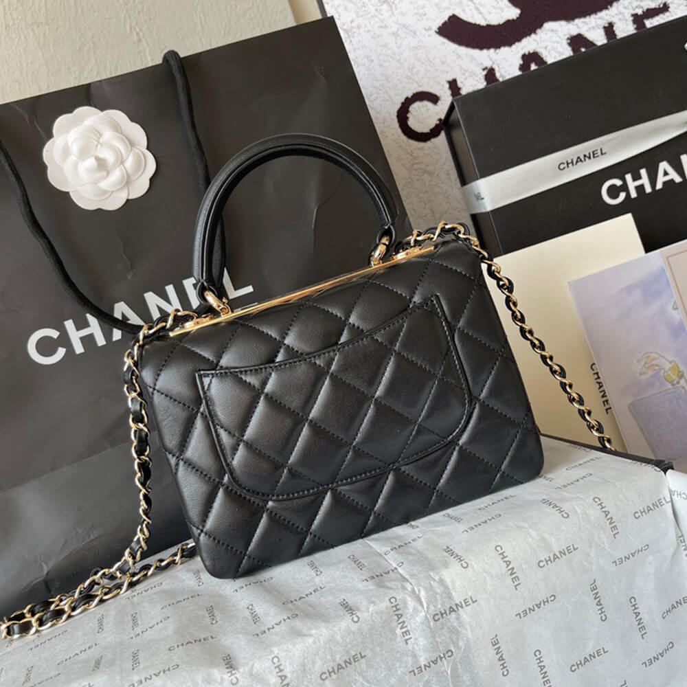 Ch**el Mini Flap Bag with Top Handle