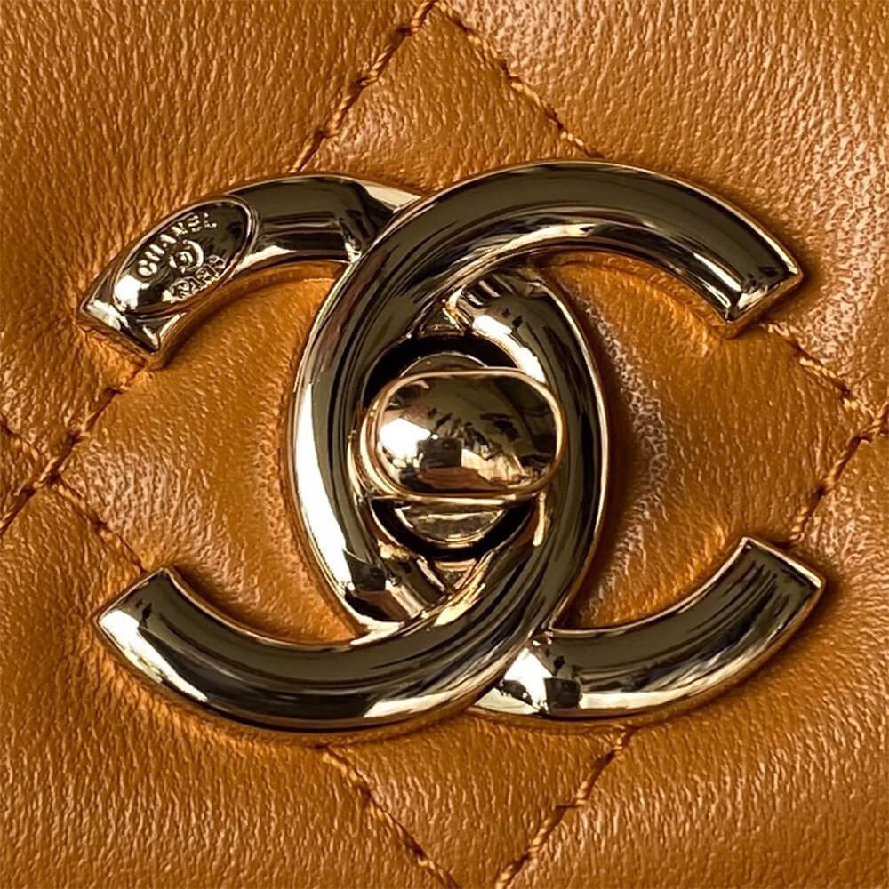 Ch**el Mini Flap Bag with Top Handle