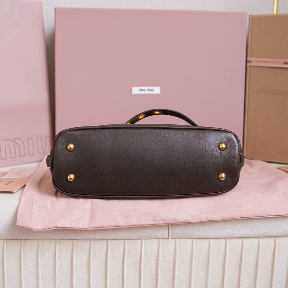 M1um1u  Aventure small nappa leather top-handle bag(HIGH-END GRADE)