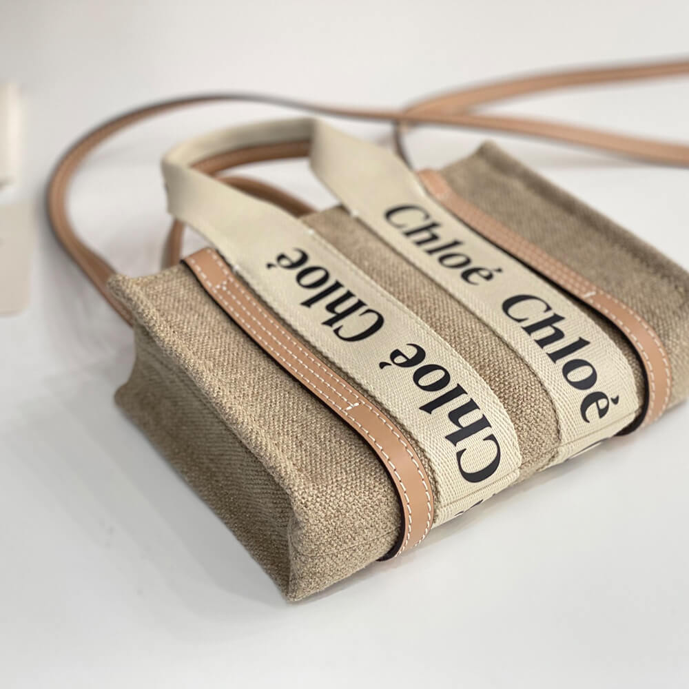 Ch10e   mini woody tote bag in linen