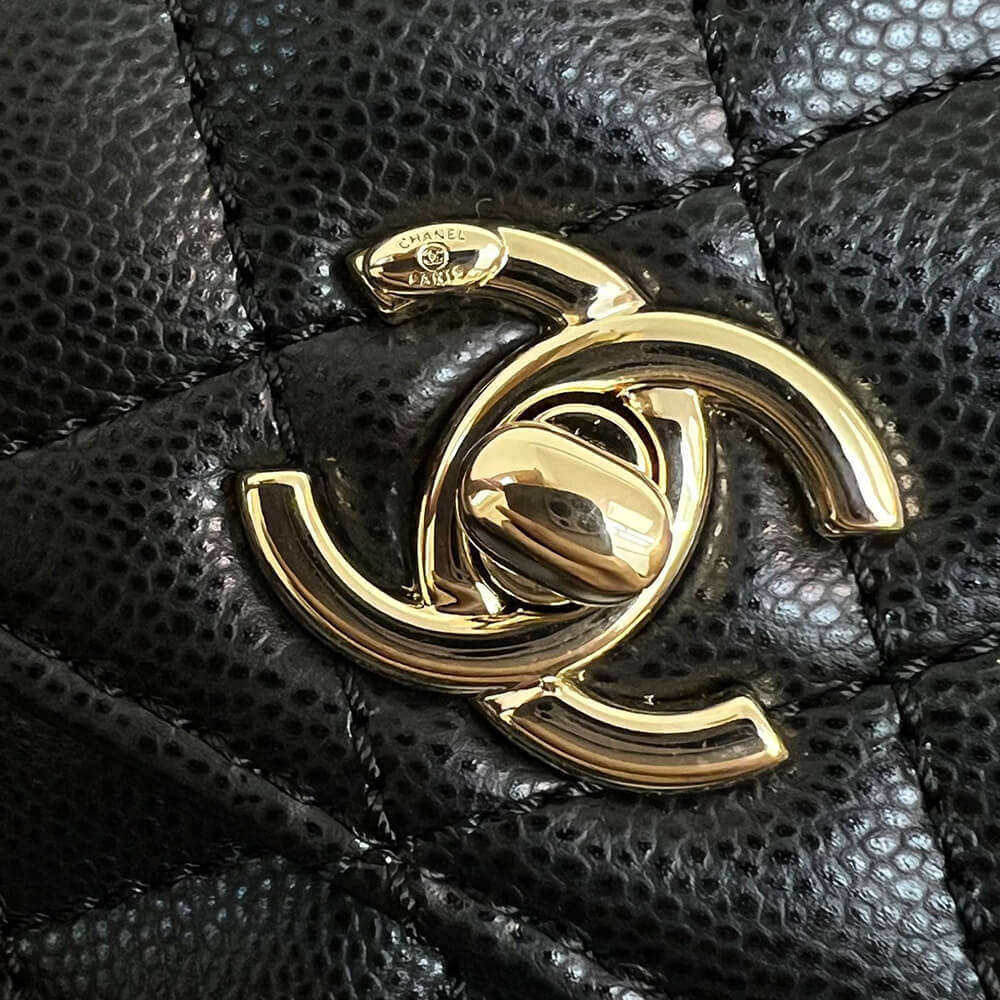 Ch**el Flap Bag With Top Handle(high-end grade)
