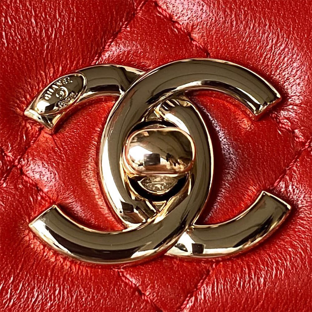 Ch**el Mini Flap Bag with Top Handle