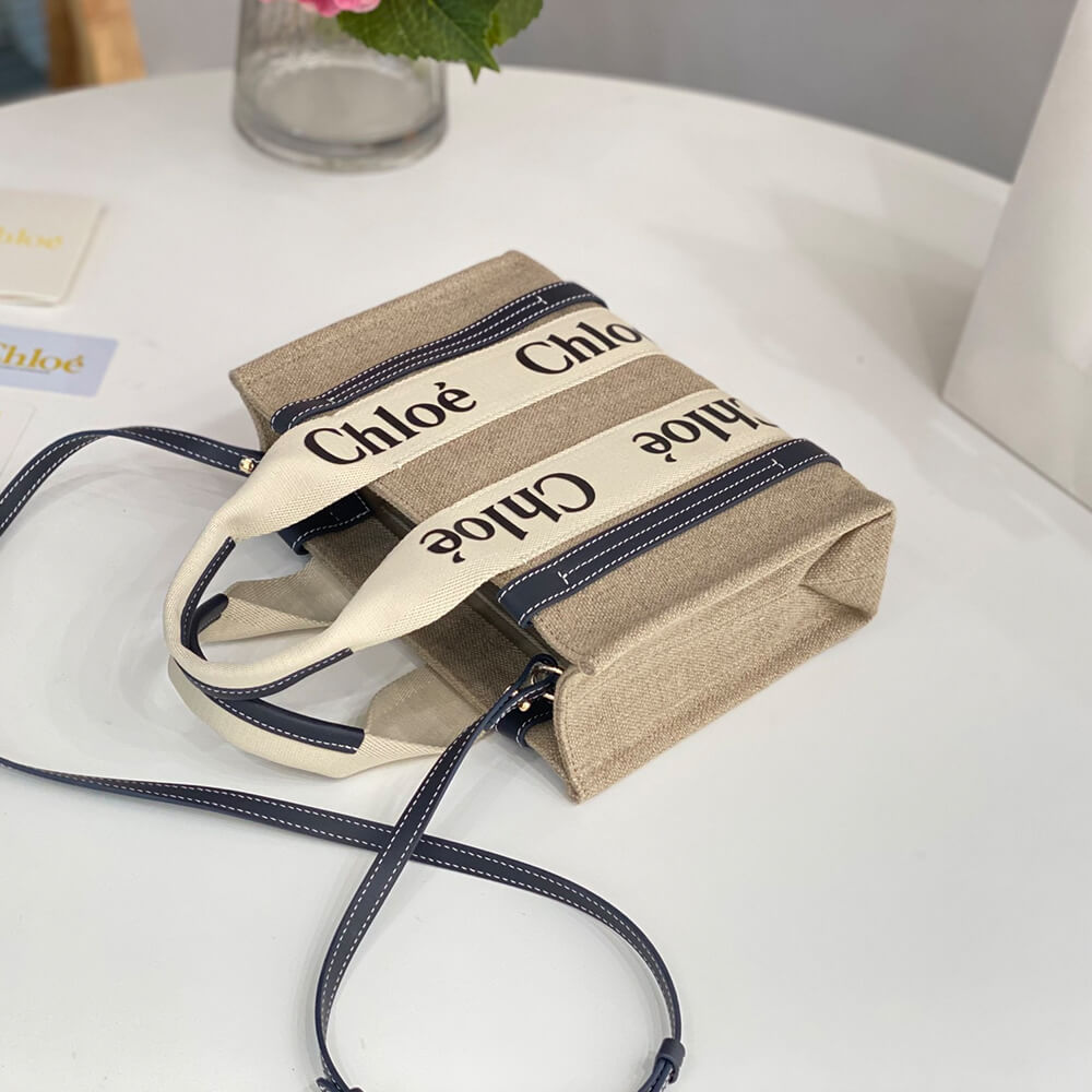 Ch10e small woody tote bag in linen