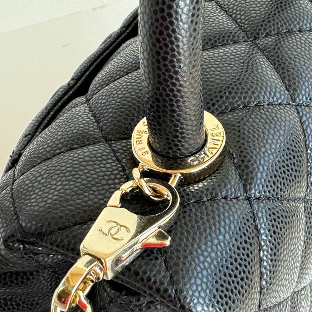 Ch**el Mini Flap Bag with Top Handle