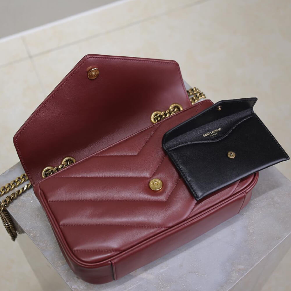 Y51  LOULOU small in MATELASSÉ lambskin