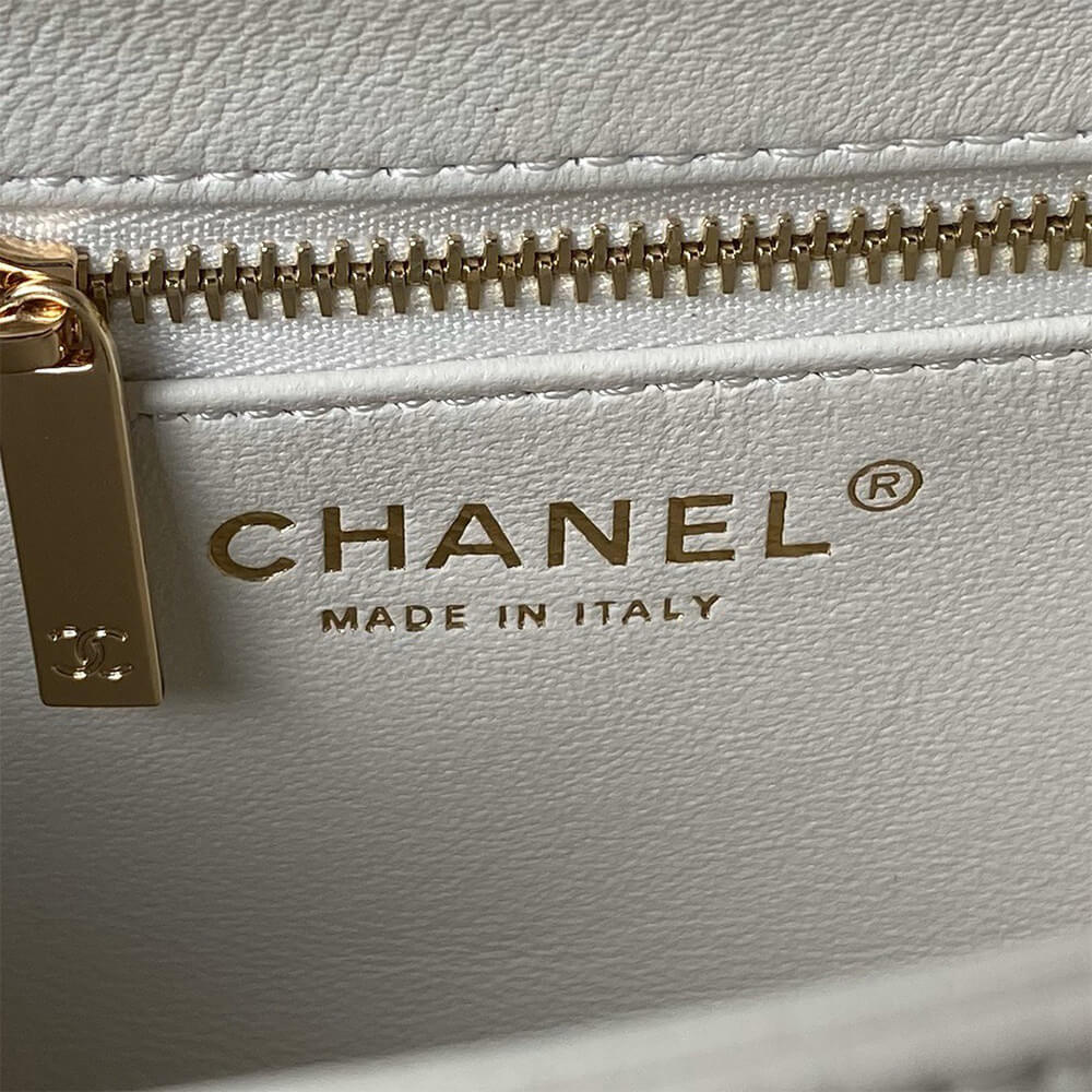 Ch**el Mini Flap Bag with Top Handle