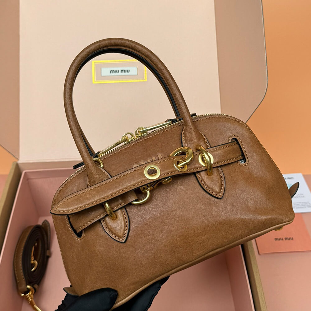 M1um1u  Aventure mini nappa leather bag(HIGH-END GRADE)
