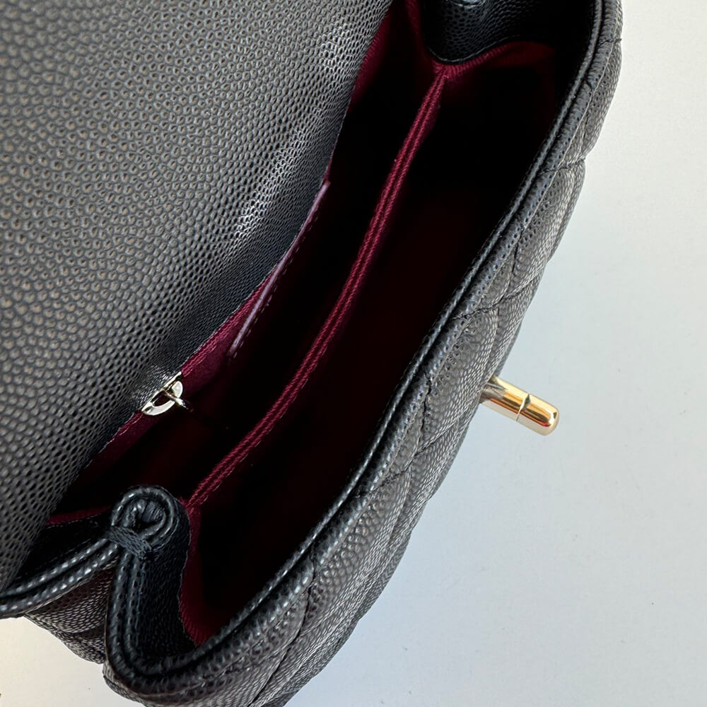 Ch**el Mini Flap Bag with Top Handle