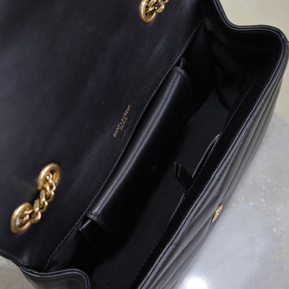 Y51 LOULOU small in MATELASSÉ lambskin