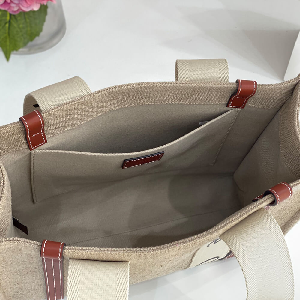 Ch10e woody tote bag in linen