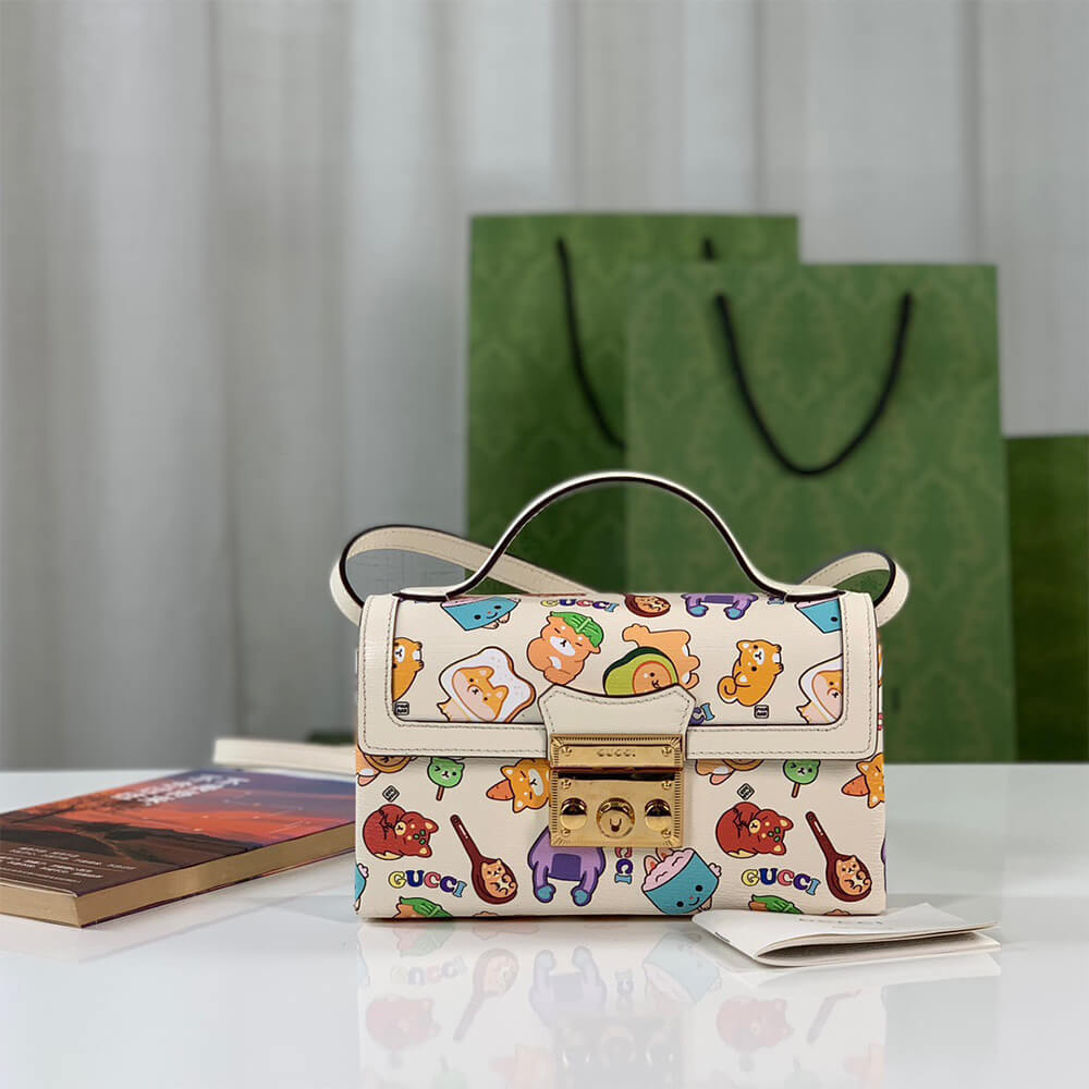 PADLOCK Gvc*1 ANIMAL PRINT MINI BAG