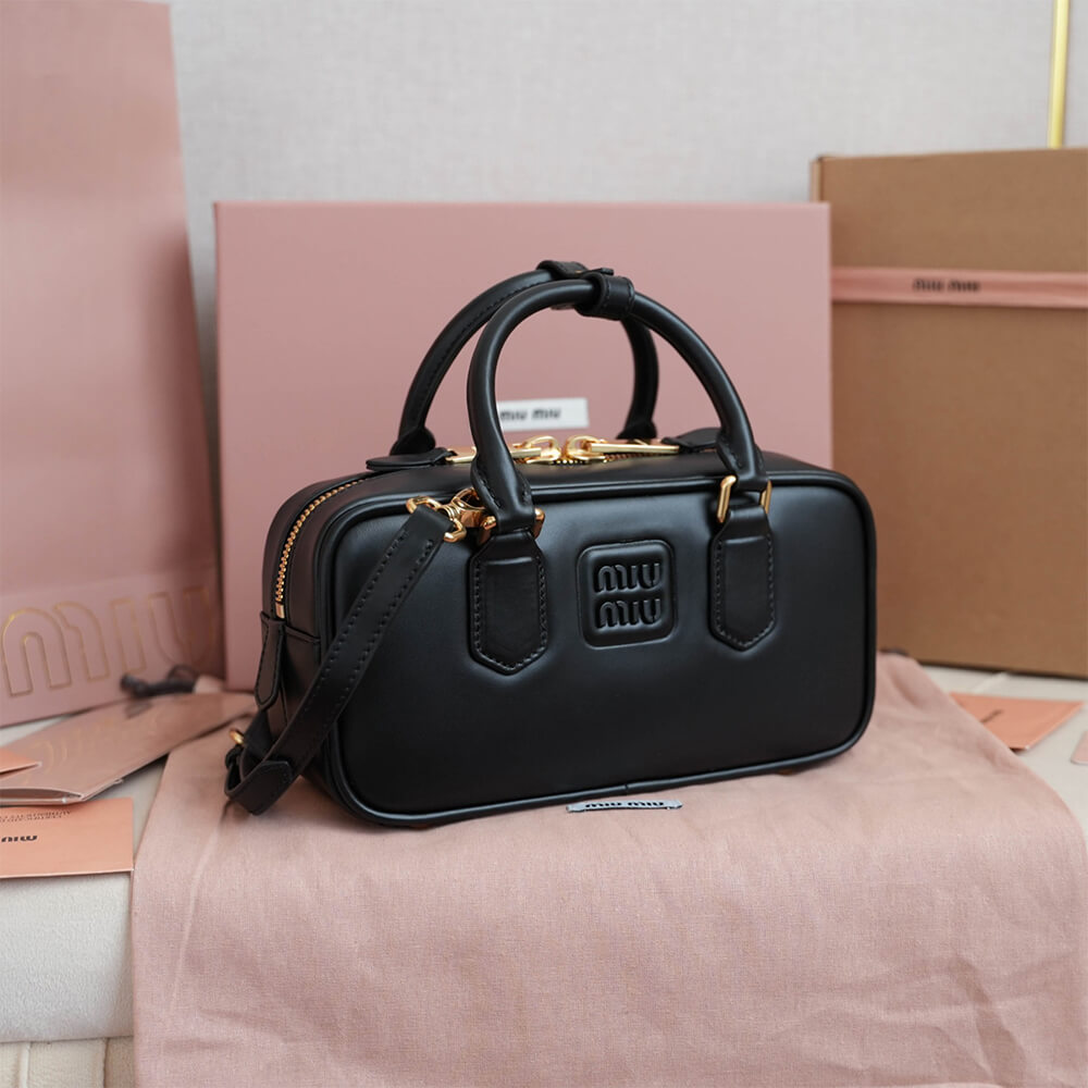 M1um1u Arcadie Leather Bag(HIGH-END GRADE)