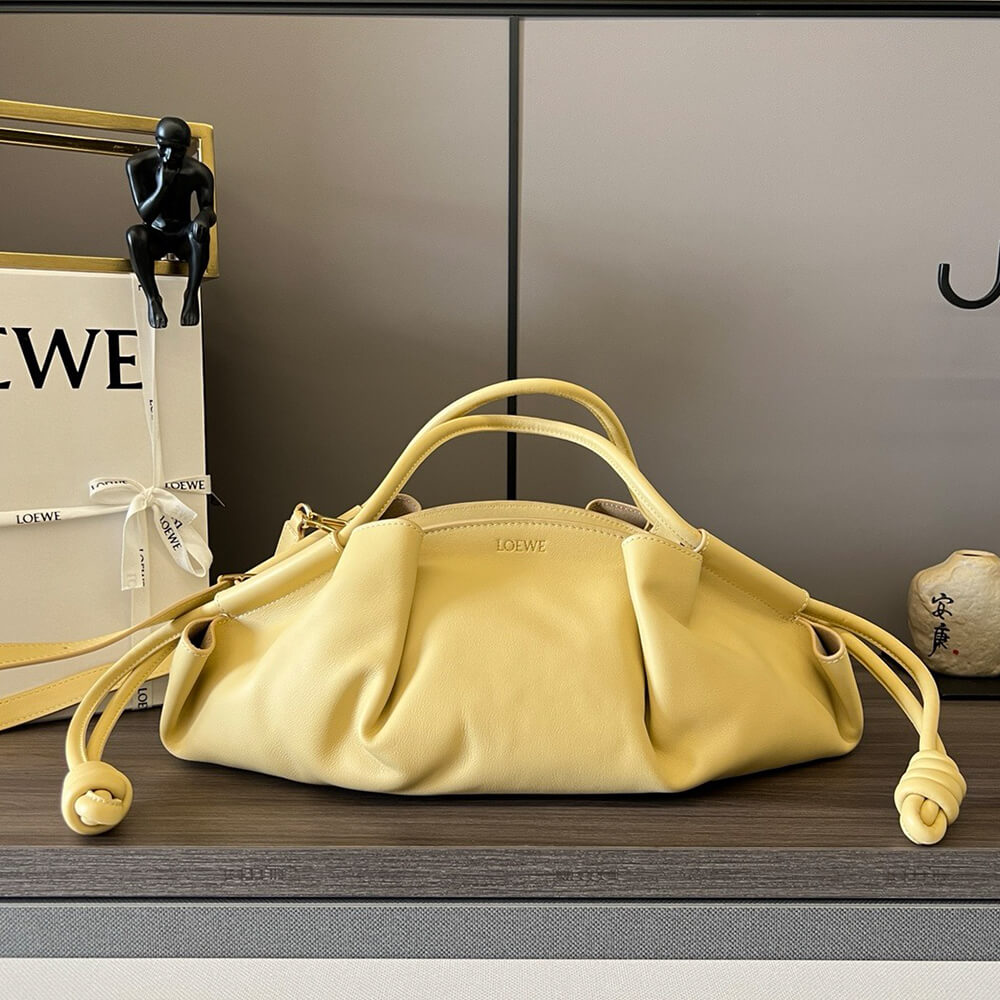 L0ew* Small Paseo bag in shiny nappa calfskin(high-end grade)