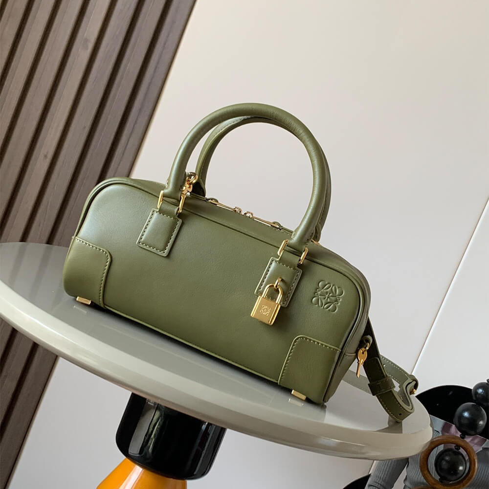 L0ew* Amazona 23 Cropped bag in nappa calfskin(HIGH-END GRADE)