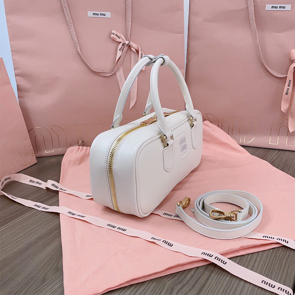 M1um1u Large Arcadie Leather Bag(HIGH-END GRADE)