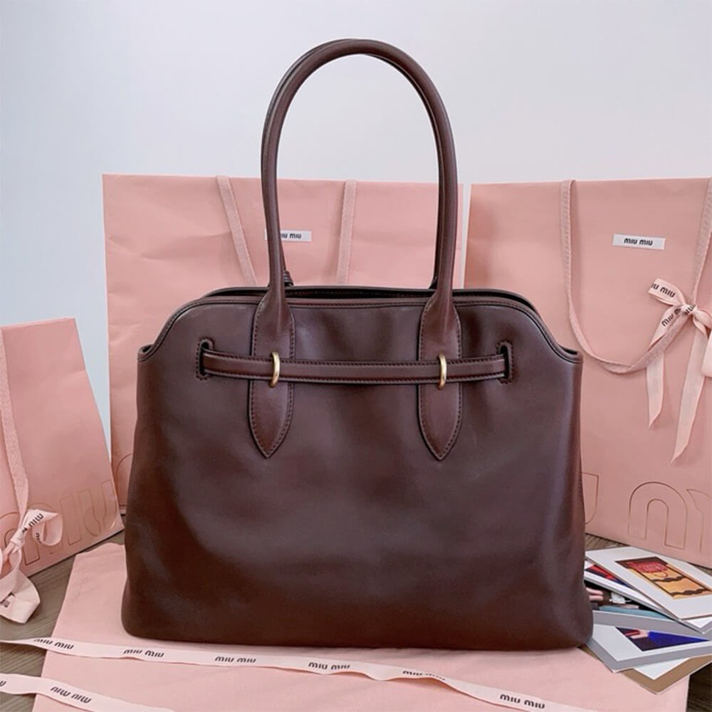 M1um1u Medium Aventure nappa leather bag(HIGH-END Grade)