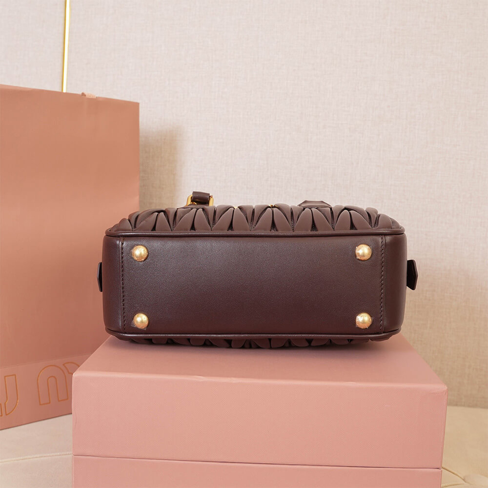 M1um1u Large Arcadie matelasse nappa Bag(HIGH-END GRADE)