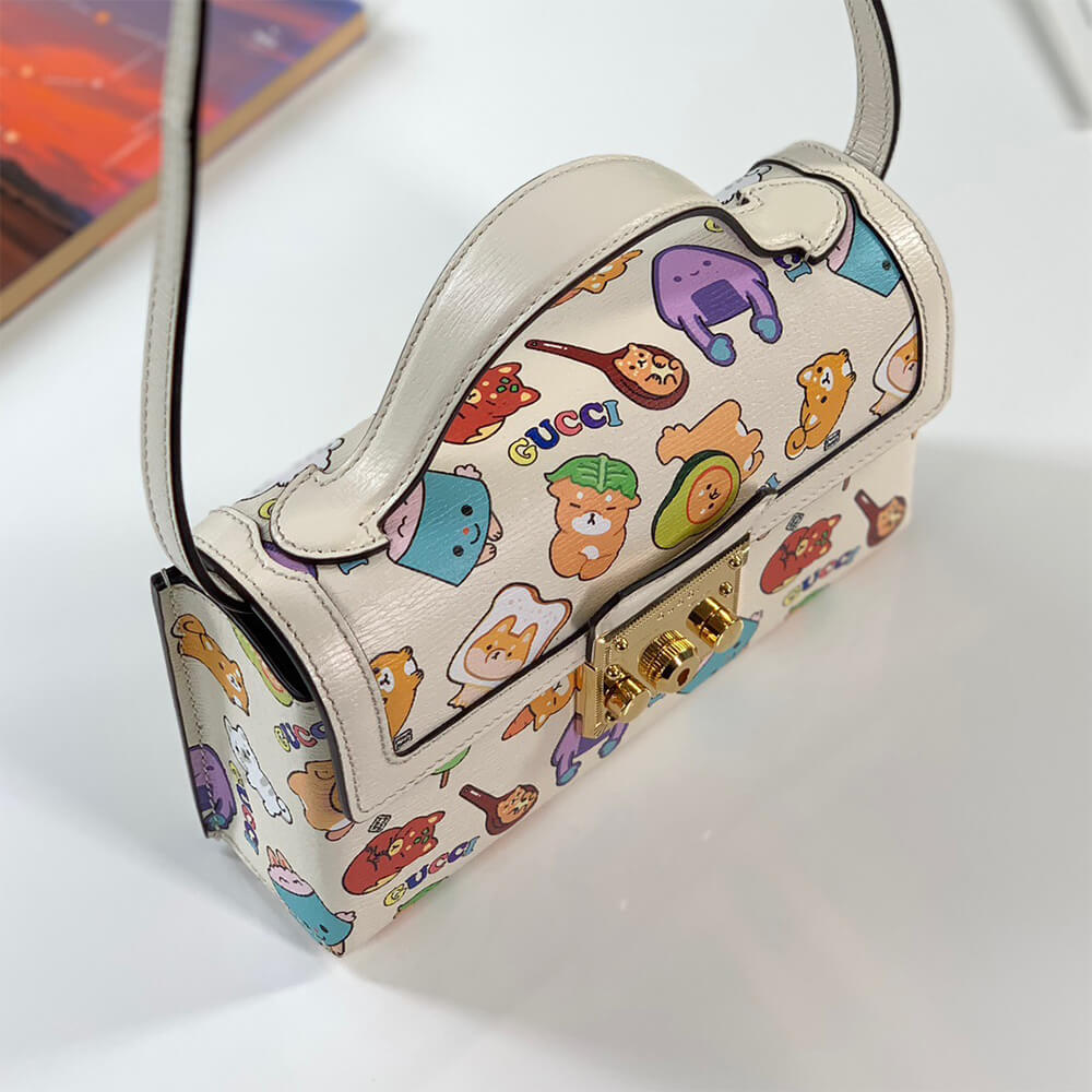 PADLOCK Gvc*1 ANIMAL PRINT MINI BAG