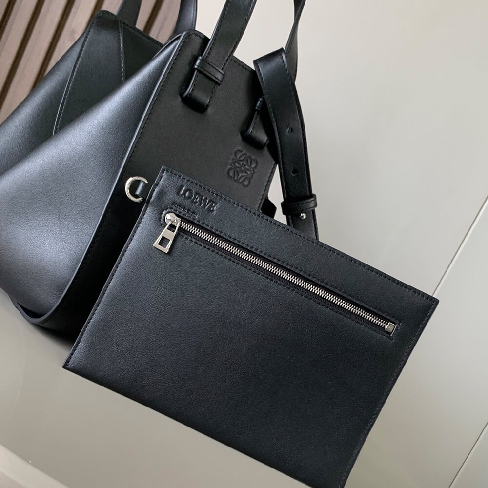 L0ew* Small Hammock bag in soft grained calfskin