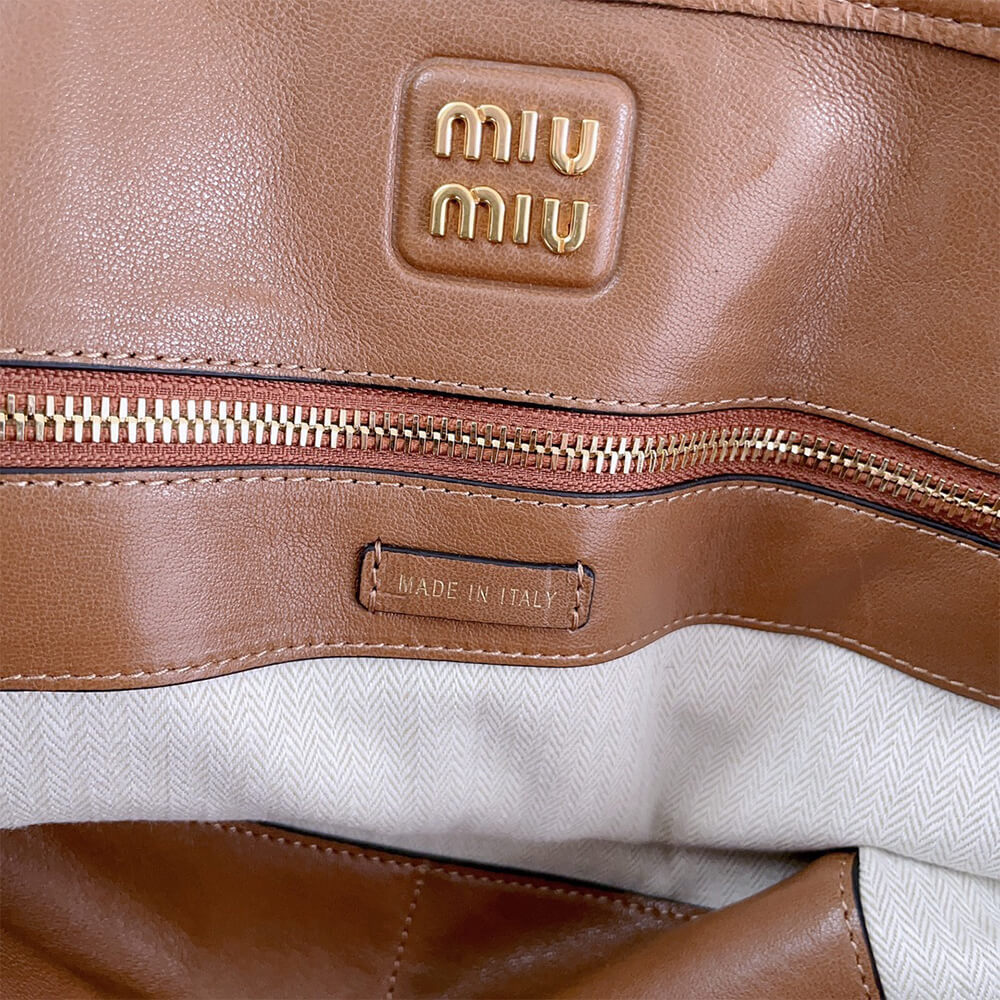 M1um1u Medium Aventure nappa leather bag(HIGH-END Grade)