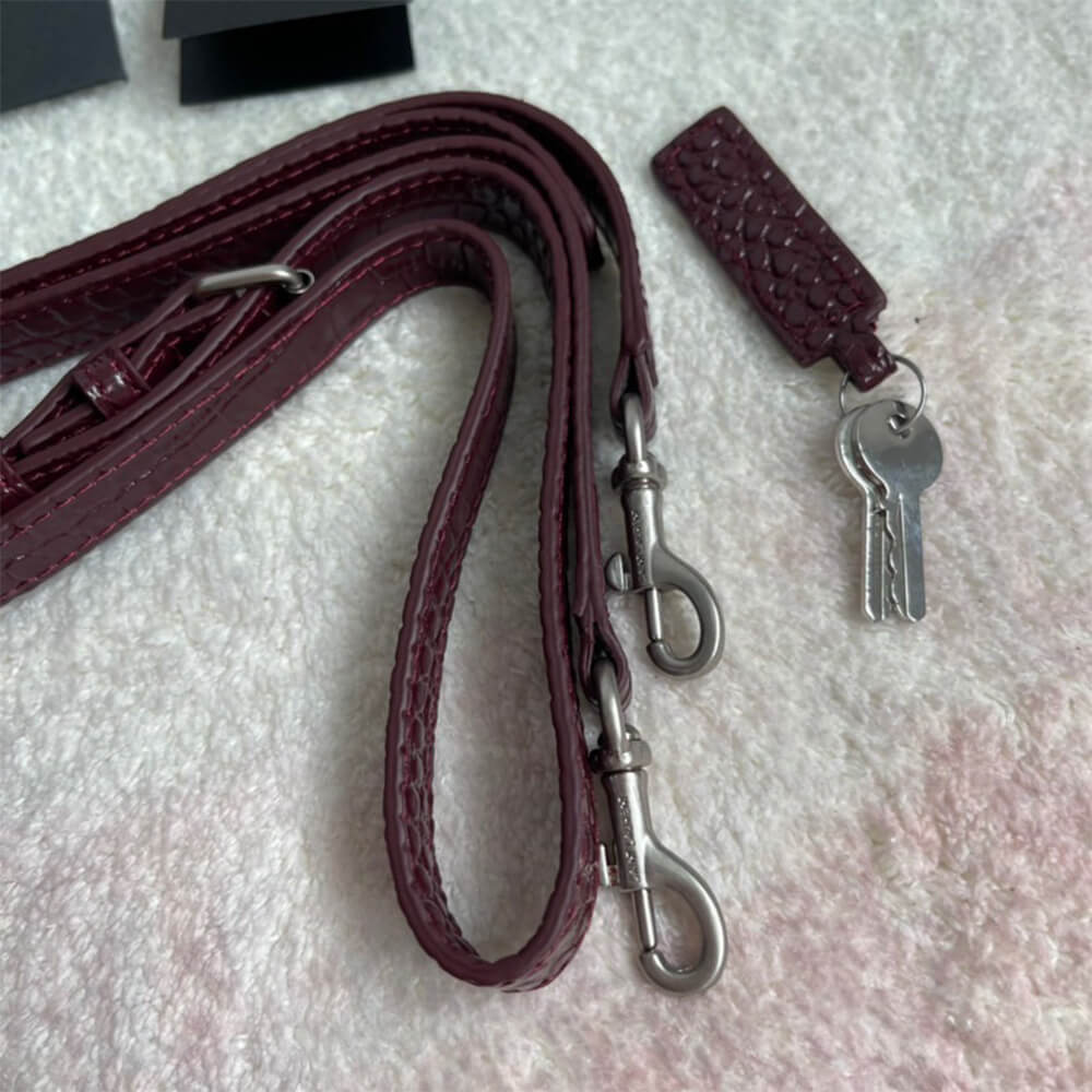 Y51 SAC DE JOUR NANO IN EMBOSSED CROCODILE SHINY LEATHER