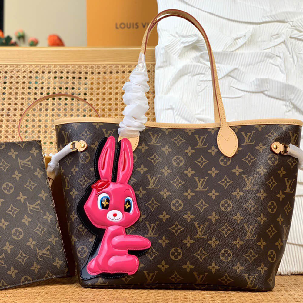LV Neverfull Bandouliere Inside Out MM(HIGH-END GRADE)