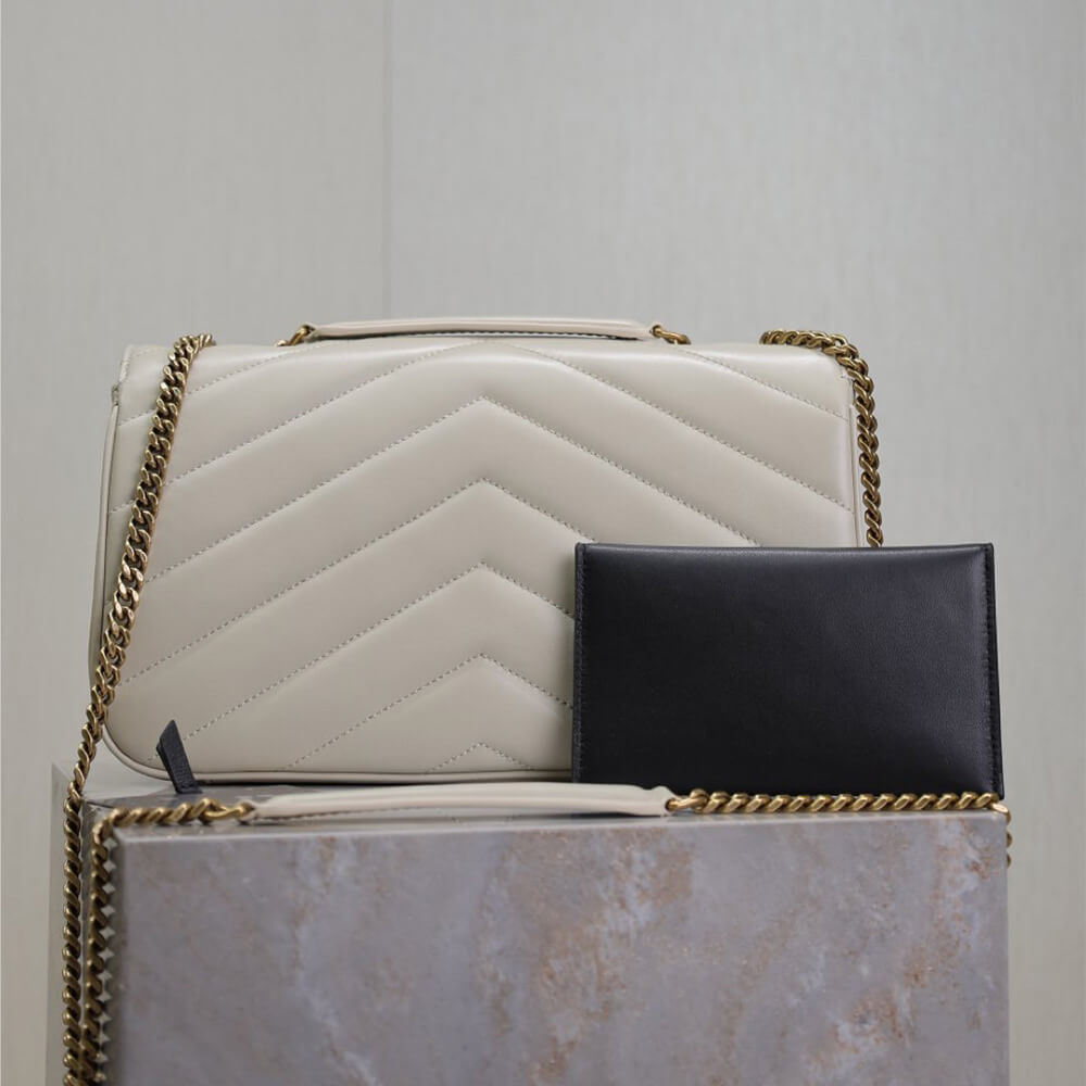Y51 LOULOU medium in MATELASSE lambskin