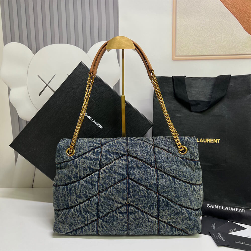 y51 puffer medium in suede and De*1m