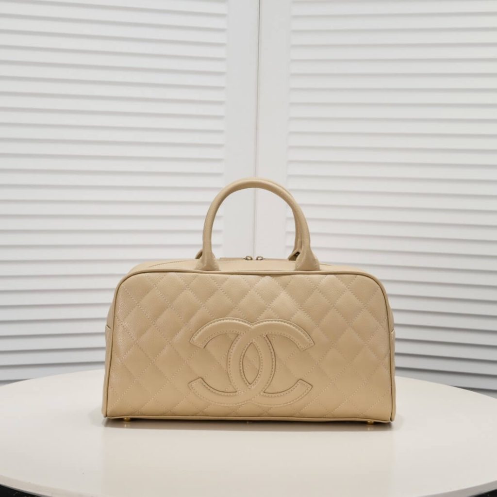 Ch**el Large Vintage Boston Bag
