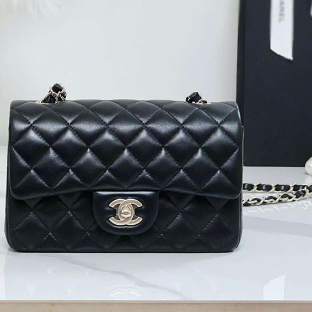 Ch**el MINI FLAP BAG(HIGH-END GRADE)