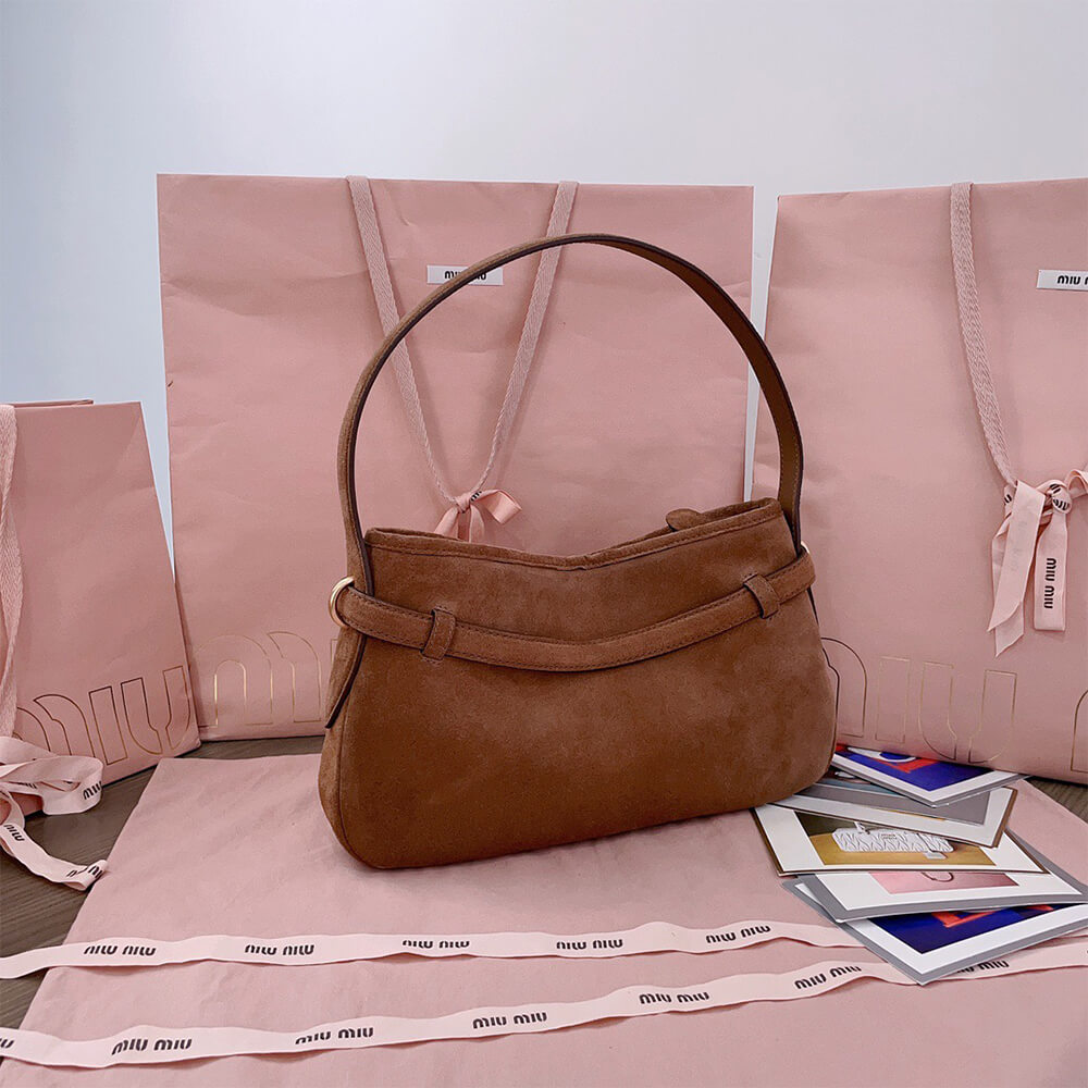 M1um1u Regular Aventure suede bag(HIGH-END GRADE)