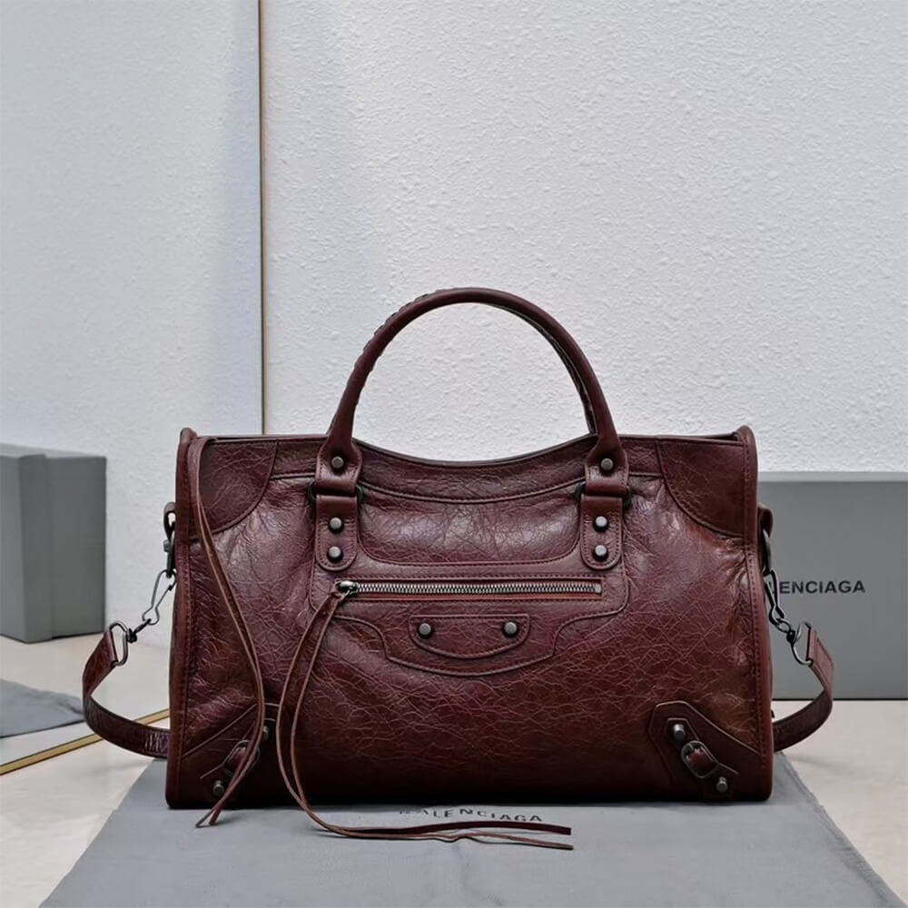 Ba1en*iaga Women’s Le City Bag Medium(HIGH-END GRADE)