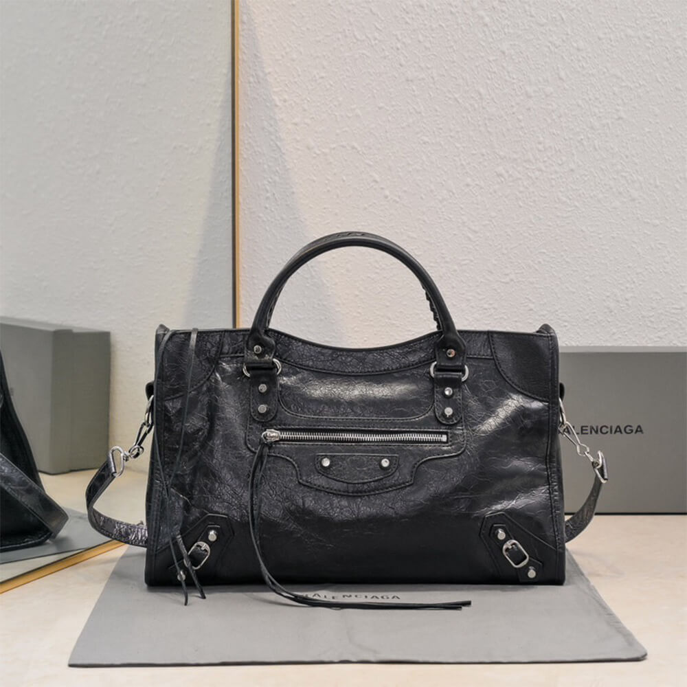 Ba1en*iaga Women’s Le City Bag Medium(HIGH-END GRADE)
