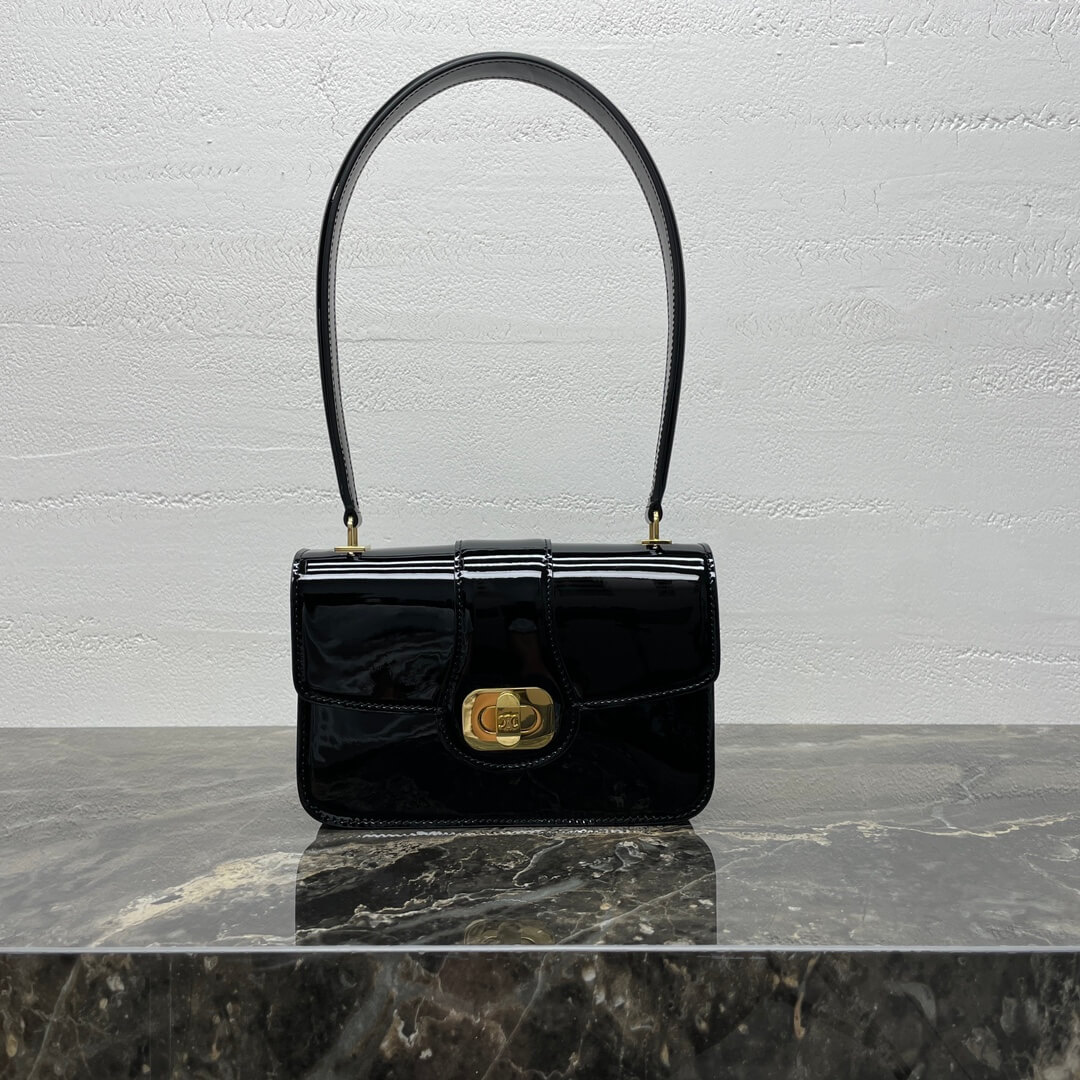 Ce1i*e TEEN Ce1i*e JOSEPHINE bag IN PATENT CALFSKIN(high-end grade)