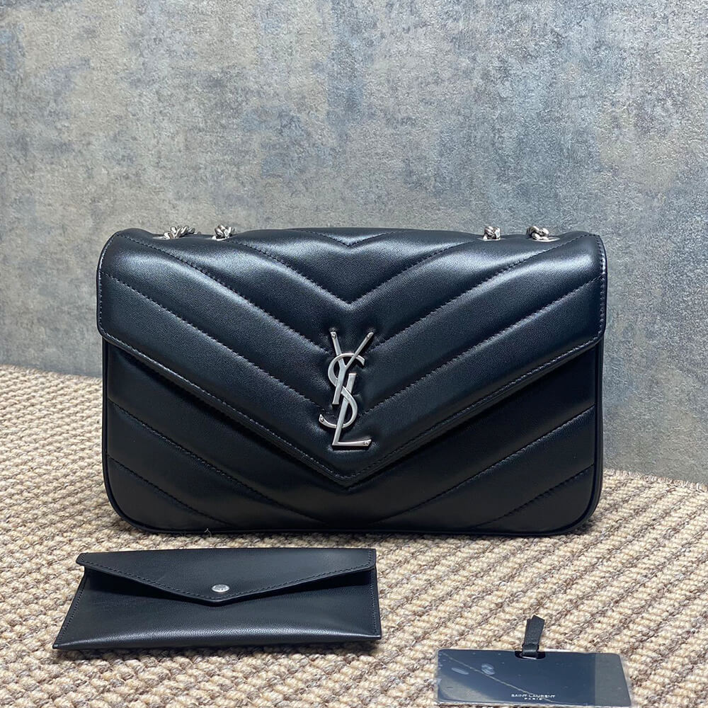 Y51 LOULOU medium in MATELASSÉ lambskin(high-end grade)